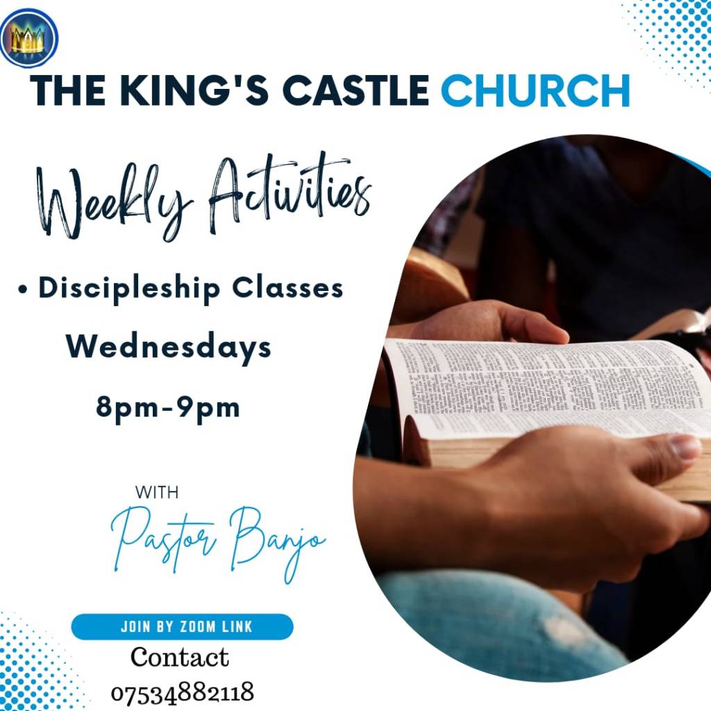 Wednesday Discipleship Class (on&nbsp;Zoom)